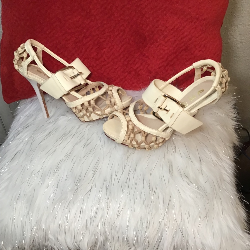 LAMB Ivory Heels - Authentic